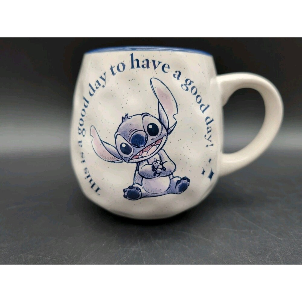 Disney Stitch Good Day Egg Mug By Zrike 3D Speckled Coffee Cup Lilo & Stitch